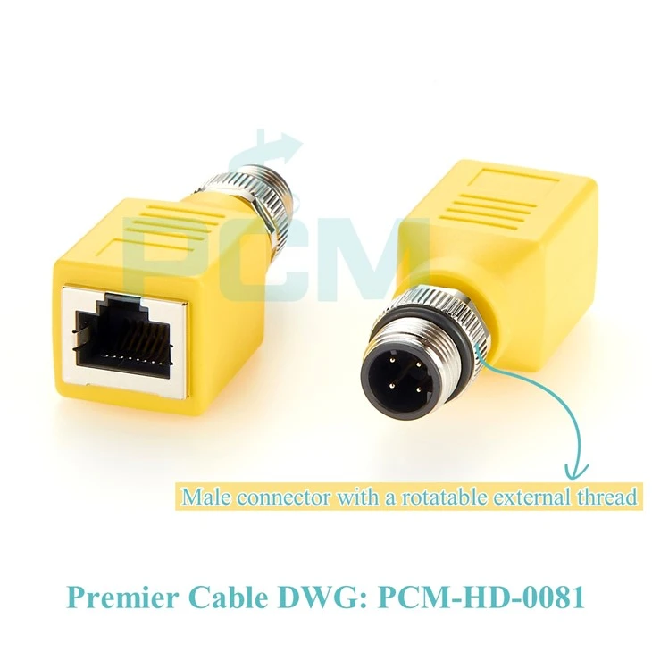 RJ45 To M12 Adapter Overview