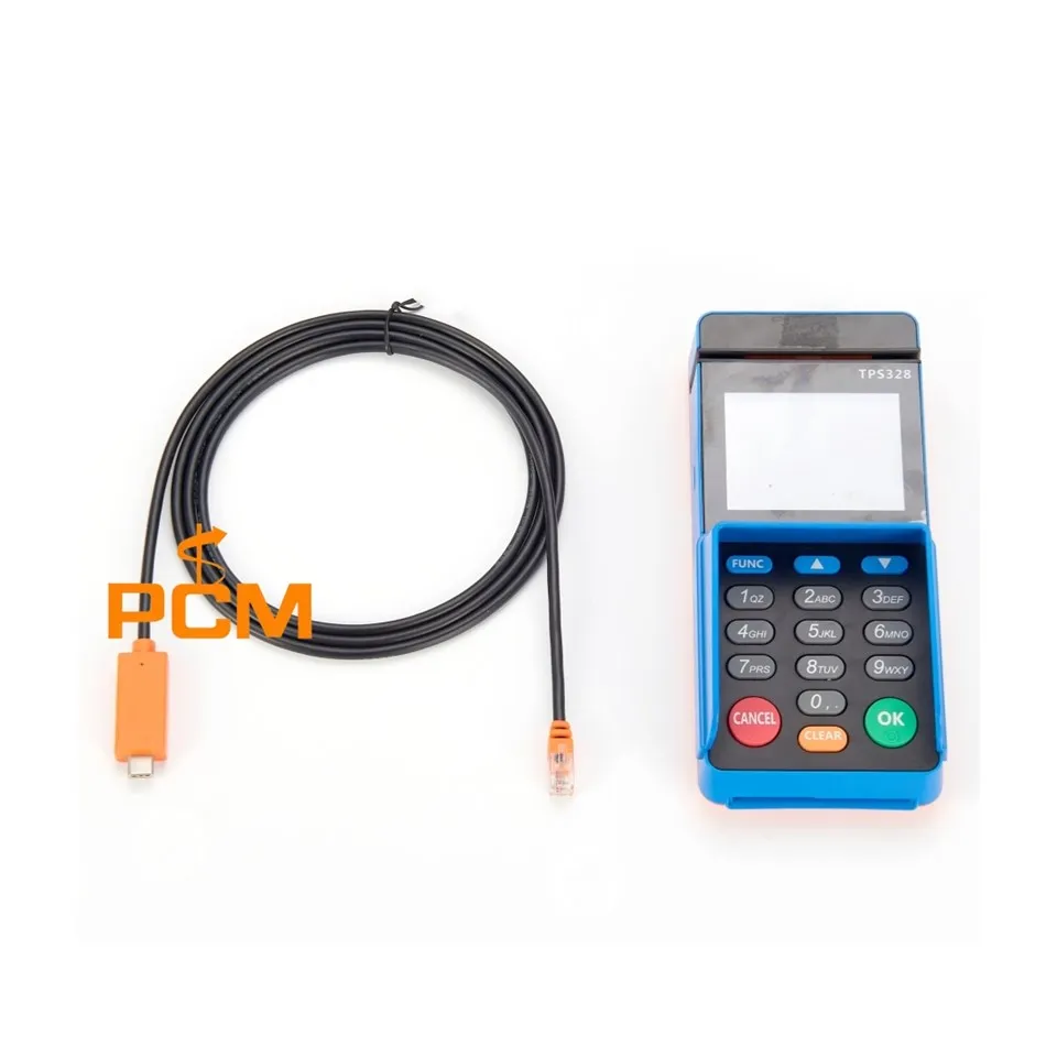 RJ9/RJ11/RJ12 4P4C To Type-C Cable For Pos Machine