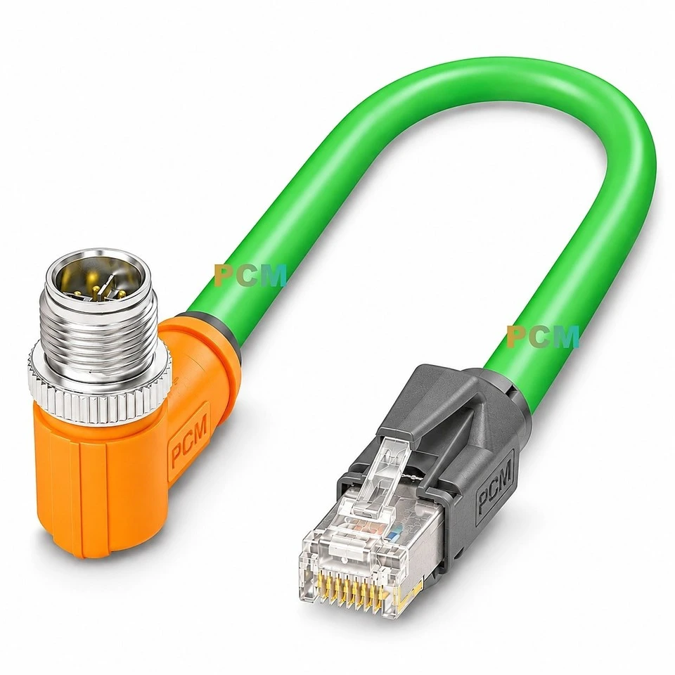 M12 X-Code To RJ45 Cable factory