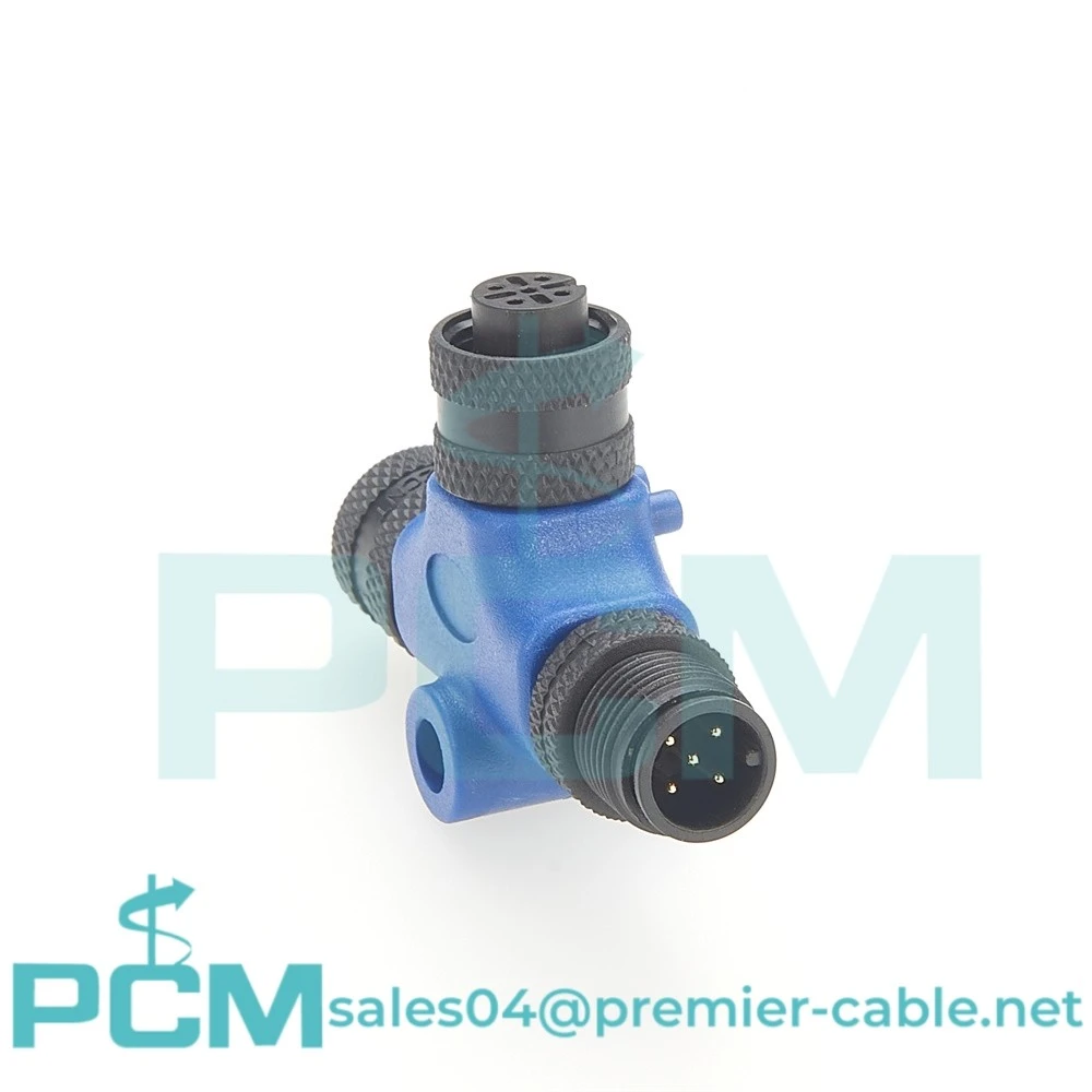 Sensor Probe, T-Splitter, Cable Mount, 8 Position M12 Receptacle, 2x 8P M12 Receptacle, Layer N