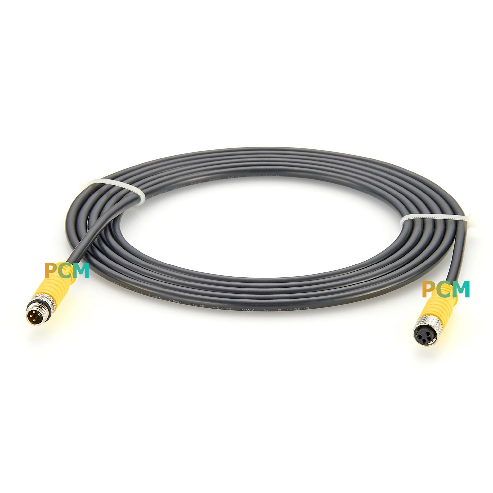 Cable de extensión impermeable de M8 4 pines