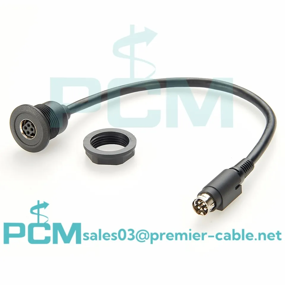 Zócalo hembra de Jack del conector circular del poder de 4 posiciones del soporte del panel