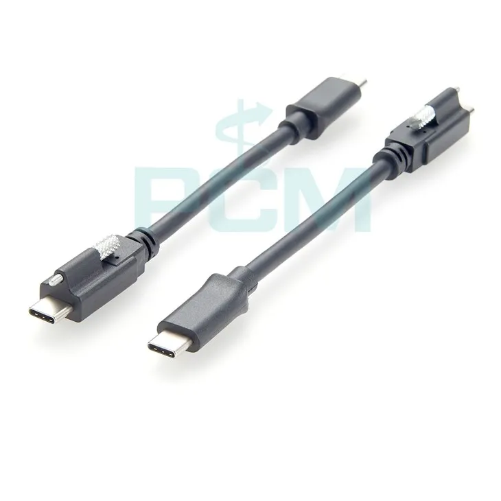 USB 3.1 Type C Screw Locking Cable