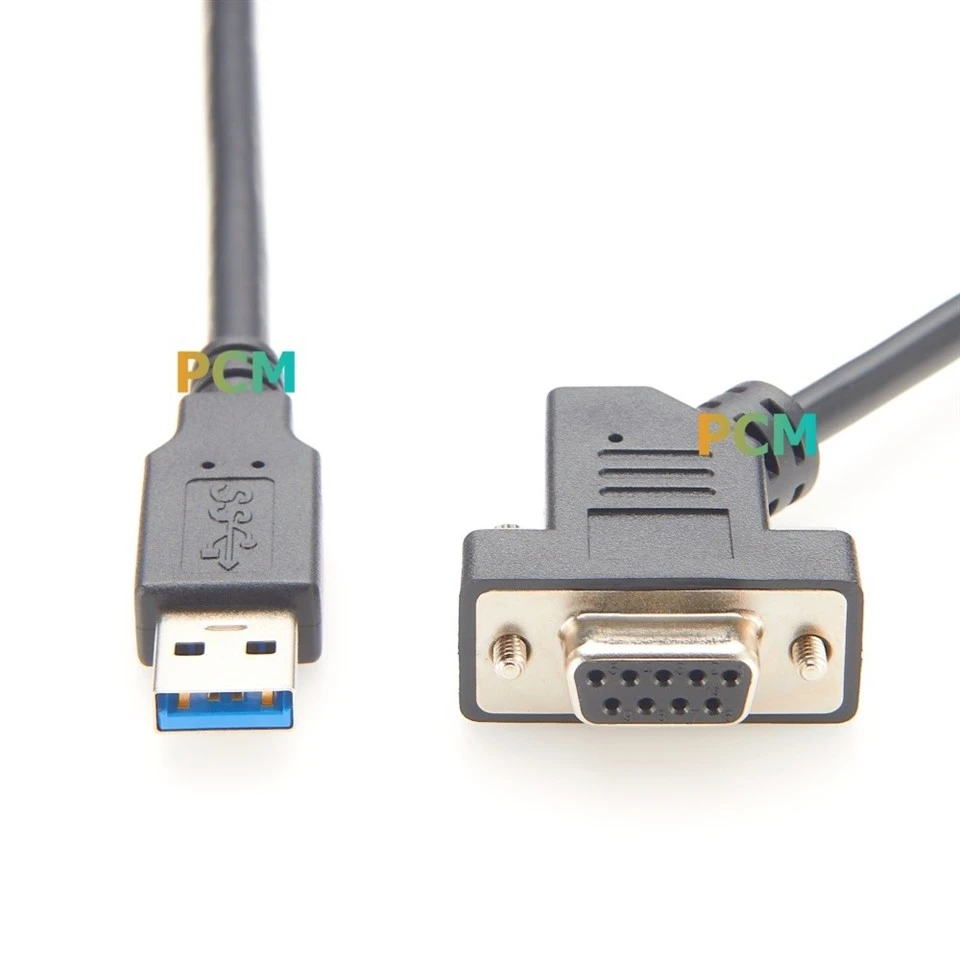 USB To DB9 45 Degree Serial Cable With Screws suppliers